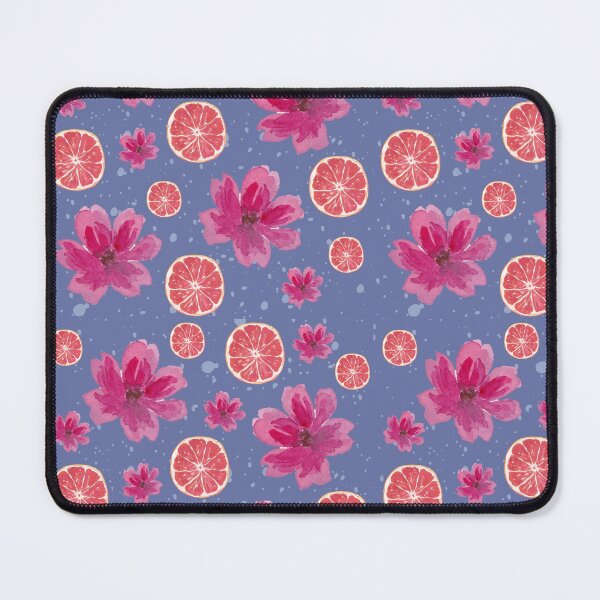 Item preview, Grapefruit Floral Summer Pattern designed and sold by ApricityPhrases.