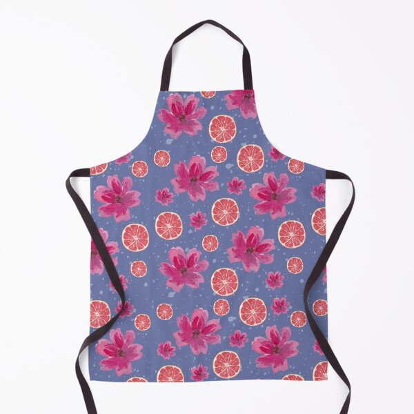 Item preview, Grapefruit Floral Summer Pattern designed and sold by ApricityPhrases.