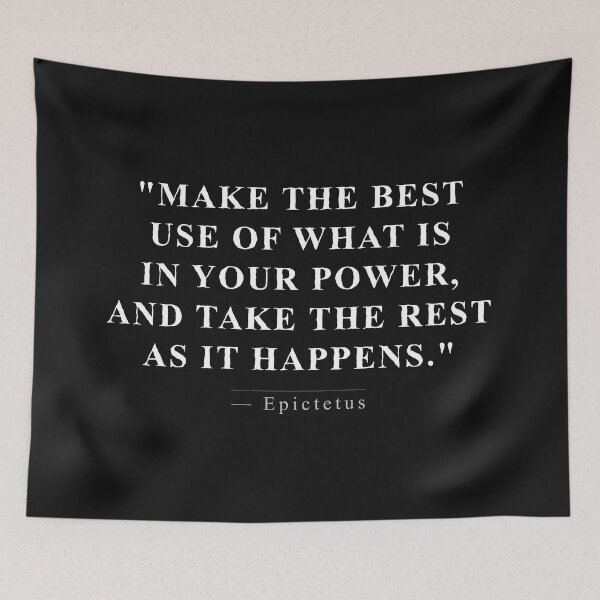 Item preview, Stoic Quote from Epictetus designed and sold by WhySanks.