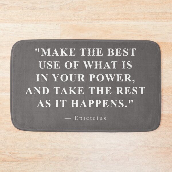 Item preview, Stoic Quote from Epictetus designed and sold by WhySanks.
