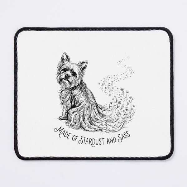 Item preview, The Silky Stardust Stream - Yorkshire Terrier Dog designed and sold by bapupa.