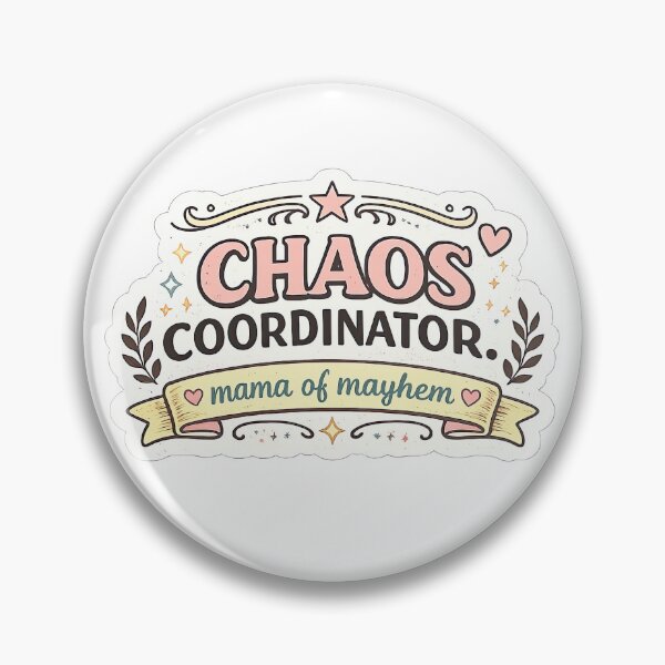 Item preview, Chaos Coordinator – Mama of Mayhem Cute Mom Life Design designed and sold by MujernDesignArt.