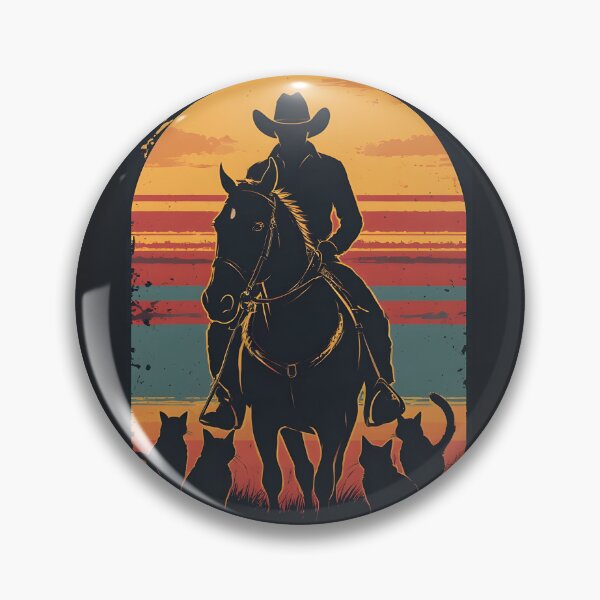 Item preview, Retro Western Cat herder  designed and sold by owi-art.