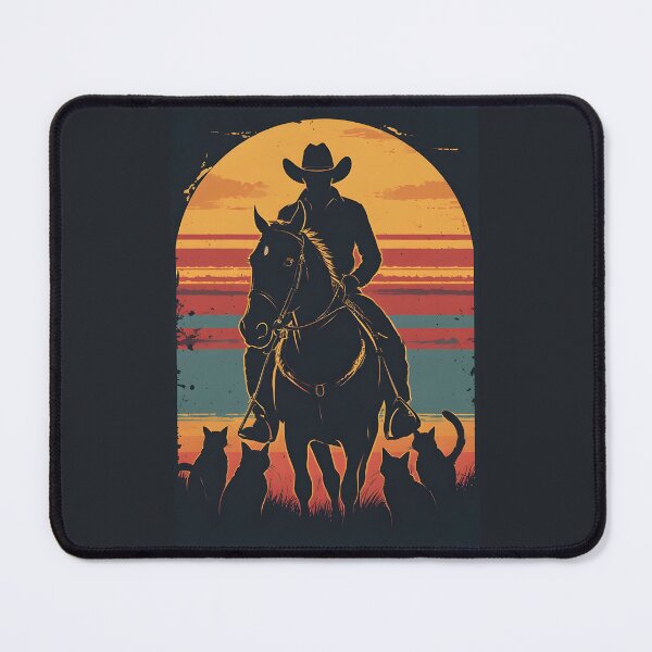 Item preview, Retro Western Cat herder designed and sold by owi-art.