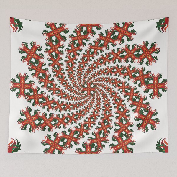 Item preview, Deep Forest Ember Mandala designed and sold by OIL Pattern Design .