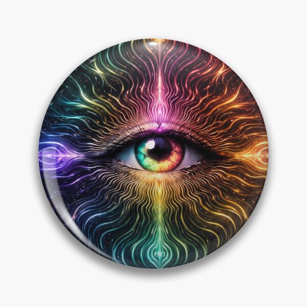 Item preview, Awakened Rainbow Eye – Mystical Frequency Art by Blackdragon1661 designed and sold by Blackdragon1661- original.