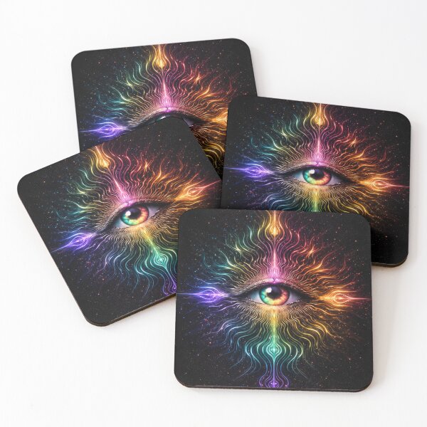 Item preview, Awakened Rainbow Eye – Mystical Frequency Art by Blackdragon1661 designed and sold by Blackdragon1661- original.