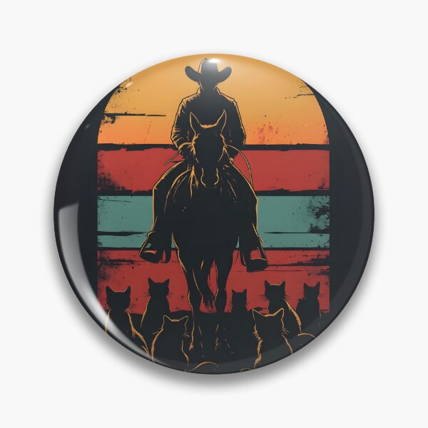 Item preview, Retro Western Cat herder  designed and sold by owi-art.