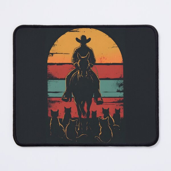 Item preview, Retro Western Cat herder  designed and sold by owi-art.