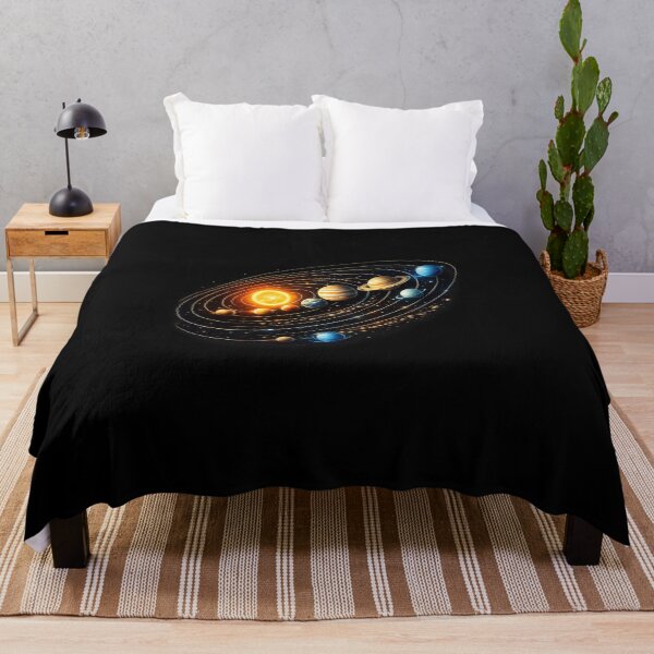 Item preview, Minimalist Solar System Spiral – Modern Space Aesthetic Design designed and sold by JordanInk Studio.