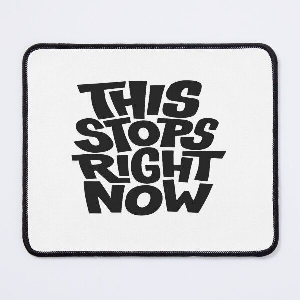 Item preview, Bold “This Stops Right Now” Statement Typography for Empowerment, Boundaries & Strength designed and sold by Bright Nest Studio.