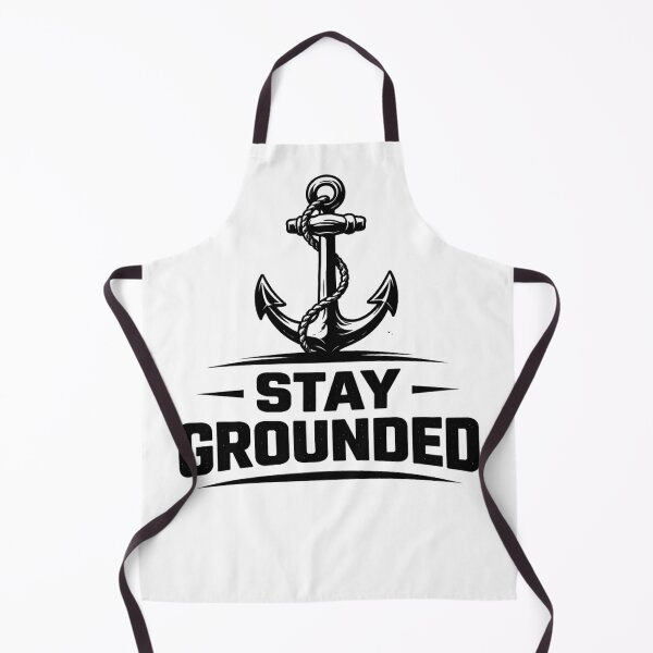 Item preview, Stay Grounded – Bold Anchor Minimal Motivational Design designed and sold by RelateAndTee.