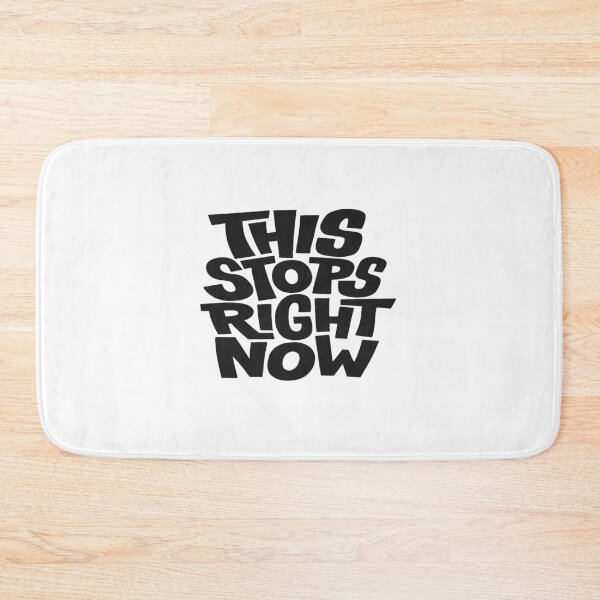 Item preview, Bold “This Stops Right Now” Statement Typography for Empowerment, Boundaries & Strength designed and sold by Bright Nest Studio.