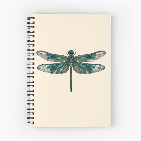 Item preview, Protect the Pollinators – Teal Dragonfly Nature Illustration designed and sold by KAYJAY DESIGNS.