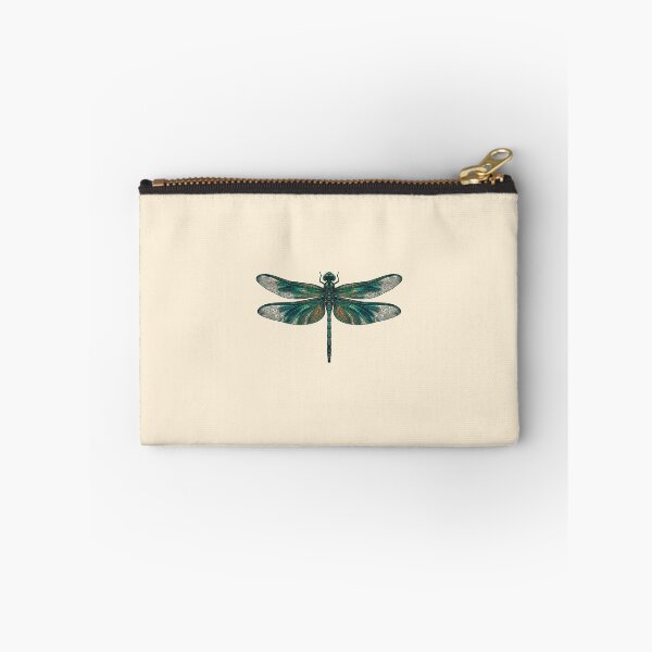 Item preview, Protect the Pollinators – Teal Dragonfly Nature Illustration designed and sold by KAYJAY DESIGNS.