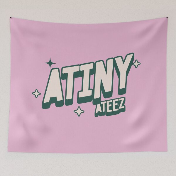 Item preview, atiny ateez text designed and sold by Morcawork.
