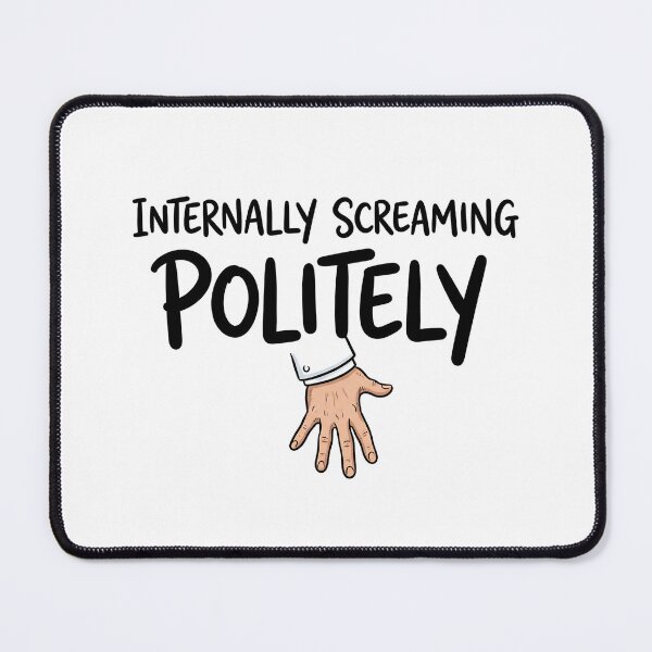 Item preview, Internally Screaming Politely Mr Darcy Pride And Prejudice designed and sold by Fenay Designs.