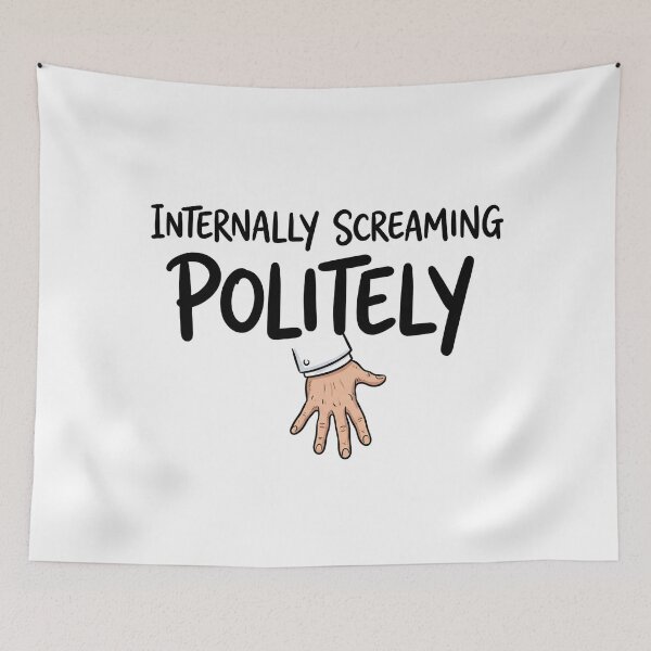 Item preview, Internally Screaming Politely Mr Darcy Pride And Prejudice designed and sold by Fenay Designs.