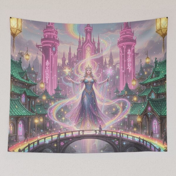 Item preview, Rainbow Sorceress City of Vibrant Magic designed and sold by Whispers of Light✨.