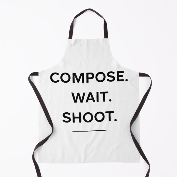 Item preview, Compose Wait Shoot Shirt – Minimalist Photographer Lifestyle Tee designed and sold by MAF_Merch.