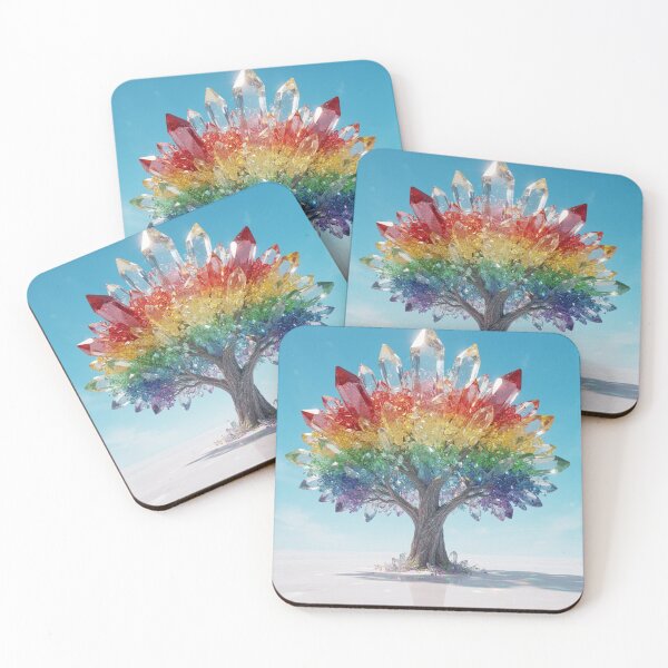 Item preview, Radiant Rainbow Crystal Tree Fantasy designed and sold by Whispers of Light✨.