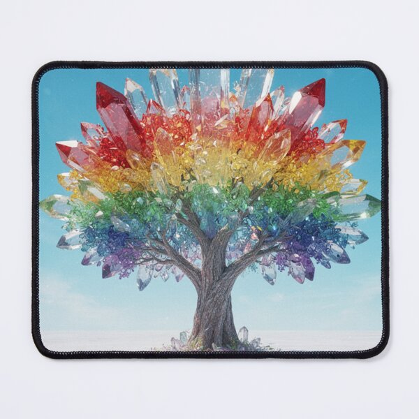 Item preview, Radiant Rainbow Crystal Tree Fantasy designed and sold by Whispers of Light✨.