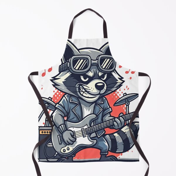 Item preview, Rocky Raccoon Playing Guitar designed and sold by Fastokart.