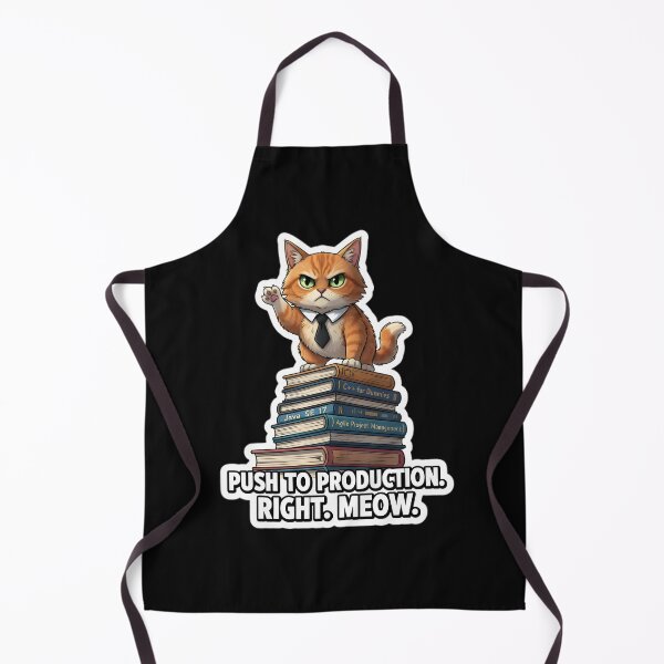 Item preview, Project Manager Cat - Push To Production Right Meow Funny Boss designed and sold by Runes & Embers .
