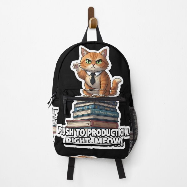 Item preview, Project Manager Cat - Push To Production Right Meow Funny Boss designed and sold by Runes & Embers .