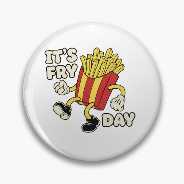 Item preview, It's Fry Day French Fries designed and sold by CrispyMeowsart.