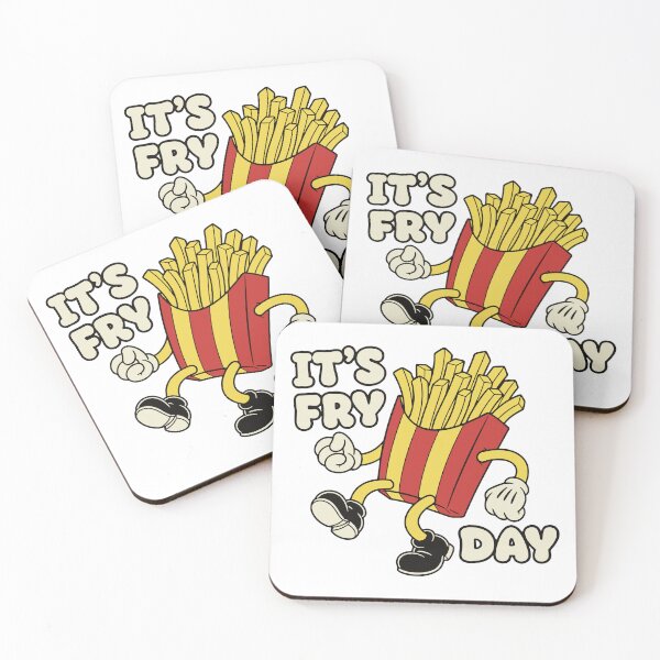 Item preview, It's Fry Day French Fries designed and sold by CrispyMeowsart.