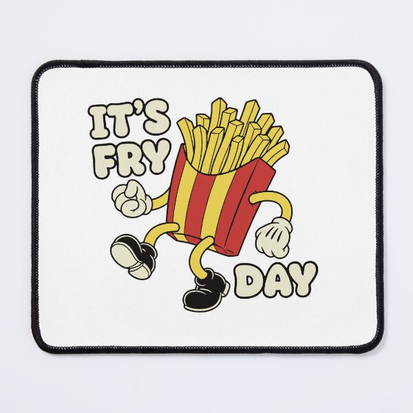 Item preview, It's Fry Day French Fries designed and sold by CrispyMeowsart.