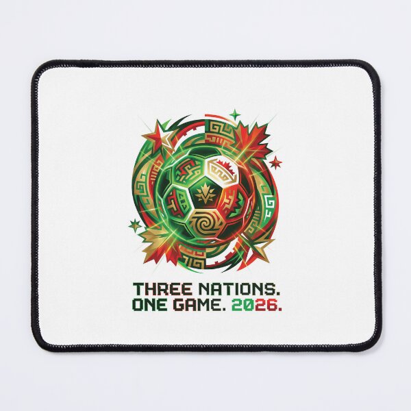 Item preview, Three Nations One Game 2026 – Global Soccer Unity Design designed and sold by KAYJAY DESIGNS.