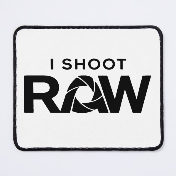 Item preview, Minimalist Photographer T Shirt – I Shoot RAW – Modern Camera Apparel designed and sold by MAF_Merch.