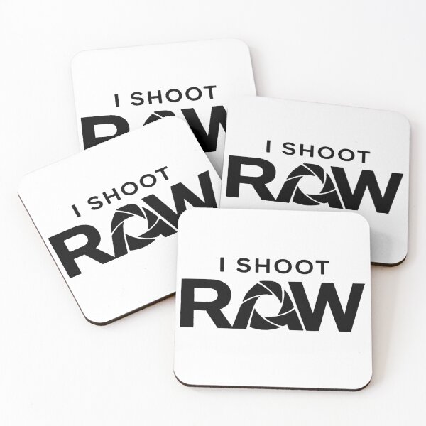 Item preview, Minimalist Photographer T Shirt – I Shoot RAW – Modern Camera Apparel designed and sold by MAF_Merch.