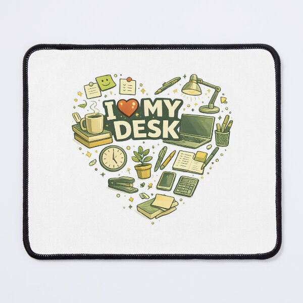 Item preview, I Love My Desk – Office Desk Aesthetic Design for Office, Home Office & Workstation Fans designed and sold by Hischers Solution.