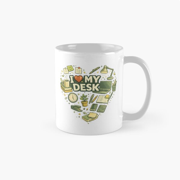 Item preview, I Love My Desk – Office Desk Aesthetic Design for Office, Home Office & Workstation Fans designed and sold by Hischers Solution.