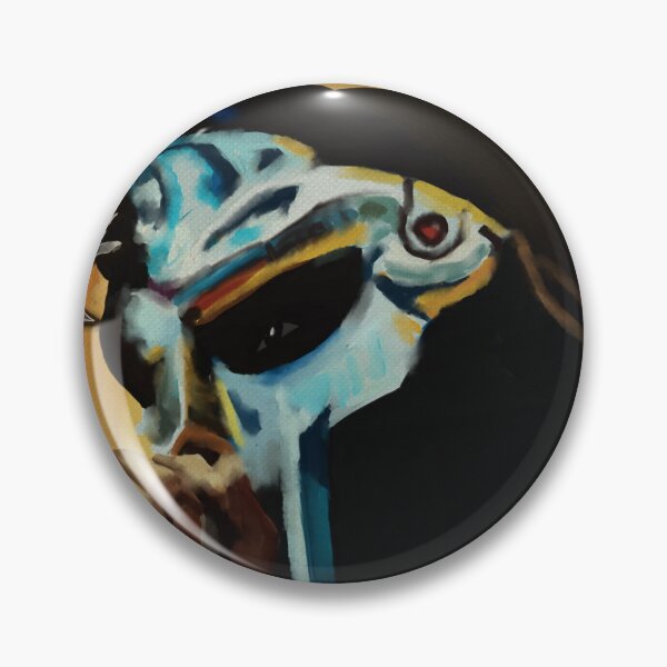 Item preview, MF Doom portrait painting  designed and sold by thehat24.