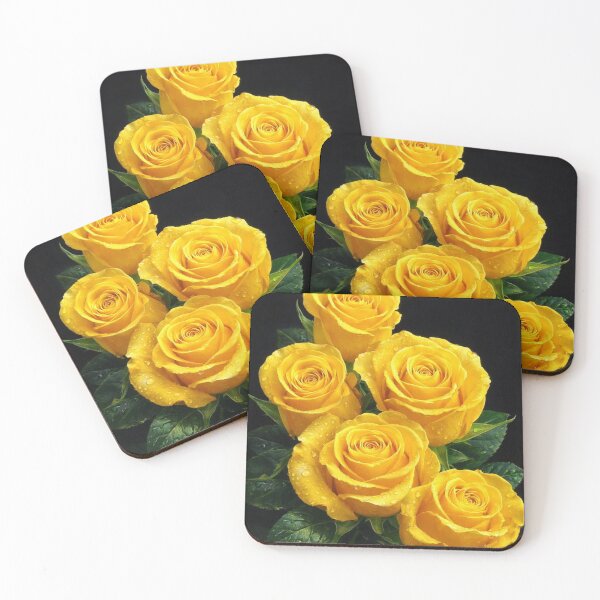 Item preview, Golden Sunbeam Yellow Roses designed and sold by Dreamy Armine Art.