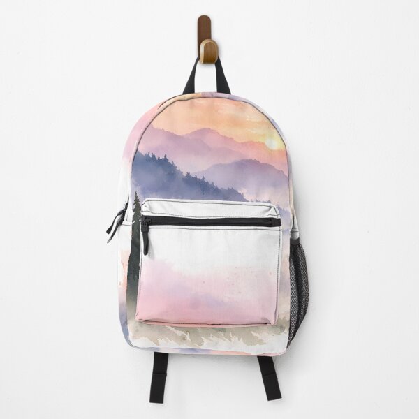Item preview, Highland Haze: Misty Mountain Sunset designed and sold by Ayshopcog.