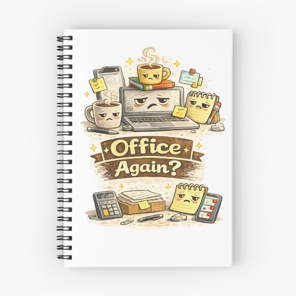 Item preview, Office again? – Funny Office Life Coffee Work Humor Cute Desk Design designed and sold by Hischers Solution.