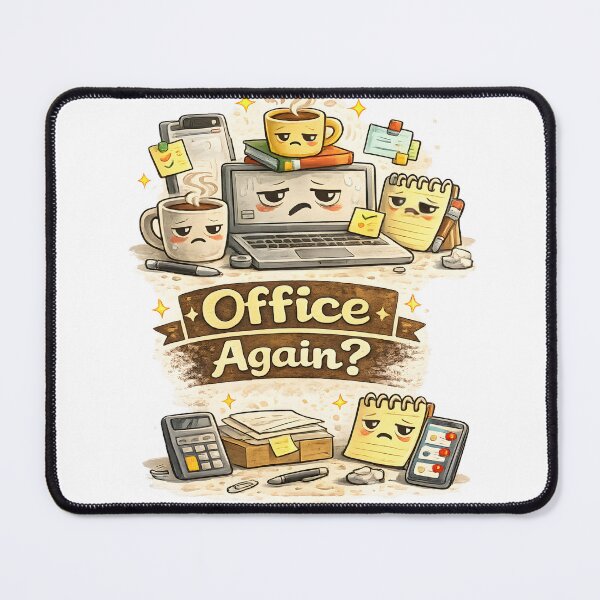 Item preview, Office again? – Funny Office Life Coffee Work Humor Cute Desk Design designed and sold by Hischers Solution.