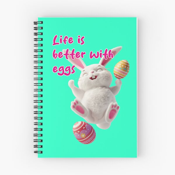 Item preview, Life is better with eggs – Happy Easter Bunny designed and sold by Mauswohn.
