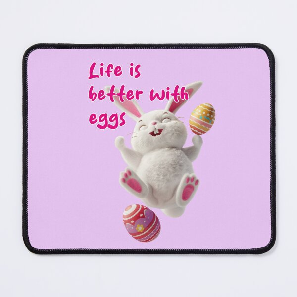 Item preview, Life is better with eggs – Happy Easter Bunny designed and sold by Mauswohn.