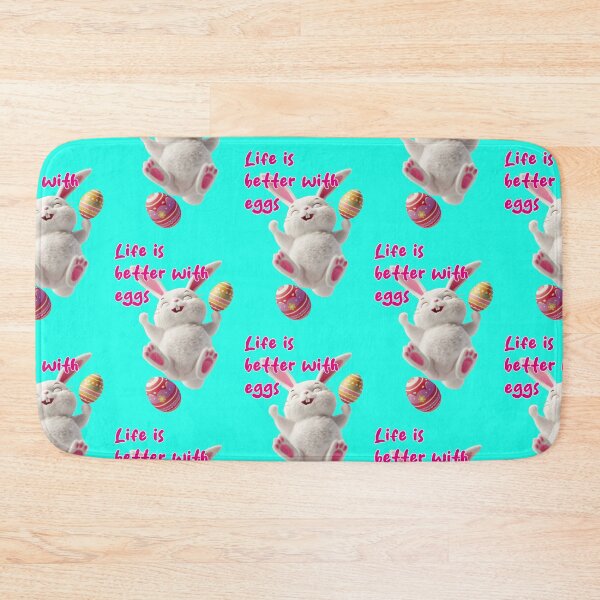 Item preview, Life is better with eggs – Happy Easter Bunny designed and sold by Mauswohn.