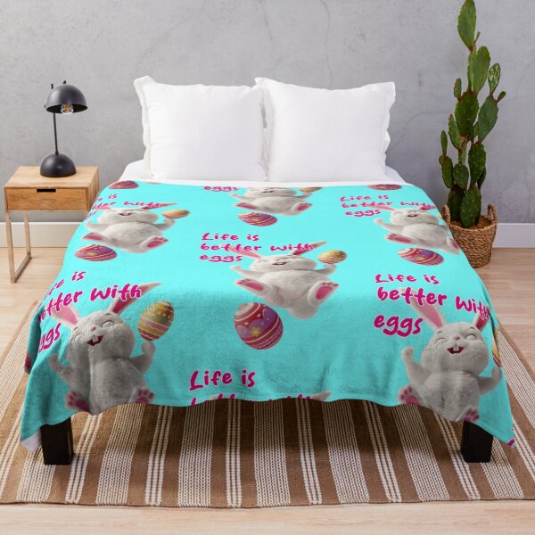 Item preview, Life is better with eggs – Happy Easter Bunny designed and sold by Mauswohn.