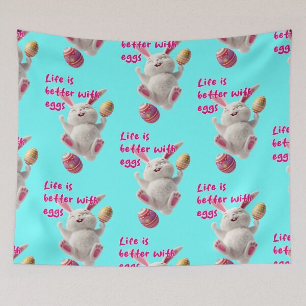 Item preview, Life is better with eggs – Happy Easter Bunny designed and sold by Mauswohn.