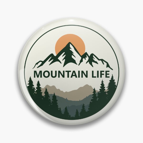 Item preview, Mountain Life | Retro Minimalist Outdoor Design designed and sold by MartynaKanik.