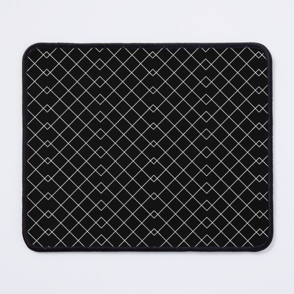 Item preview, A grid of thin white diagonal lines on a solid black background.  designed and sold by Giree07.
