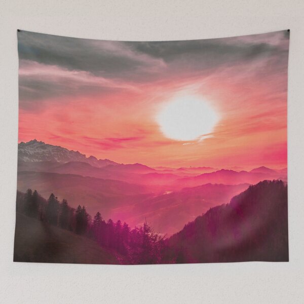 Item preview, Sunset Trees & Mountains designed and sold by omg-designs.